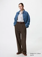 PLEATED WIDE PANTS | TALL