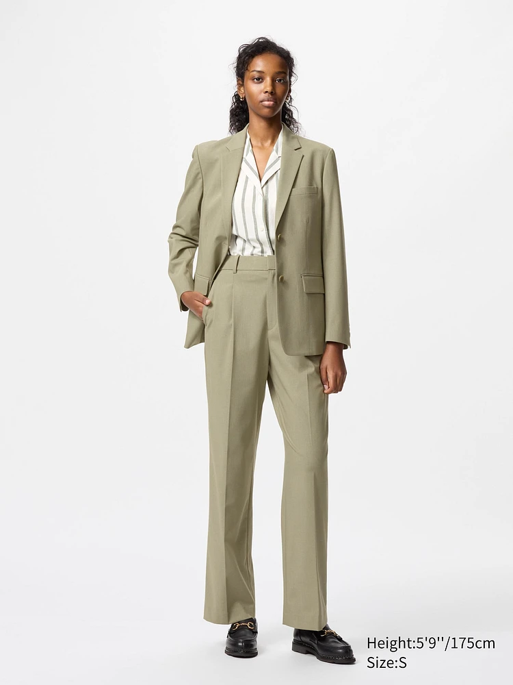 PLEATED WIDE PANTS | TALL