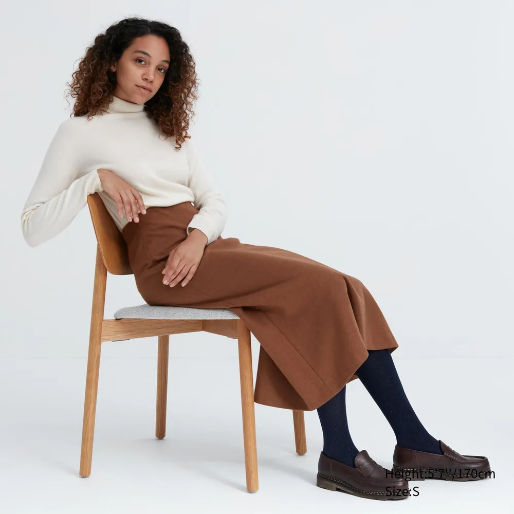 UNIQLO HEATTECH Knitted Tights (Check) - Stay Warm and Stylish