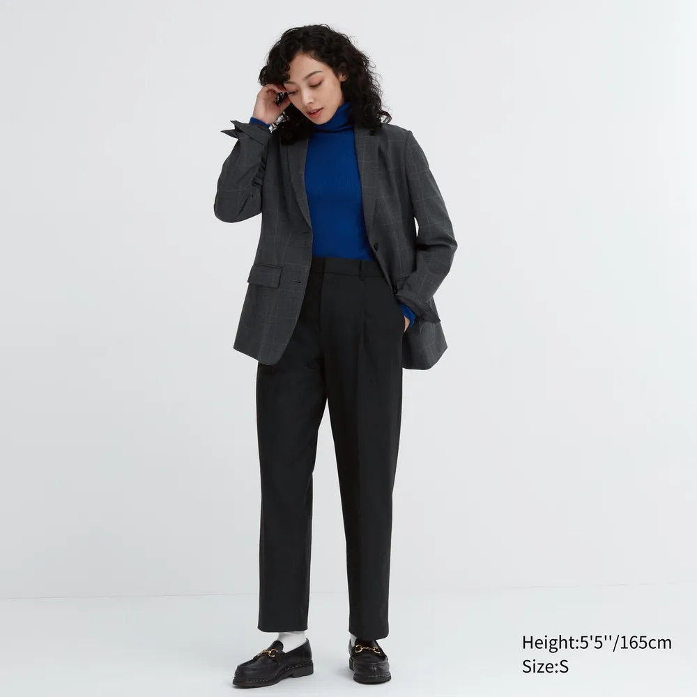 UNIQLO HEATTECH PLEATED TAPERED PANTS