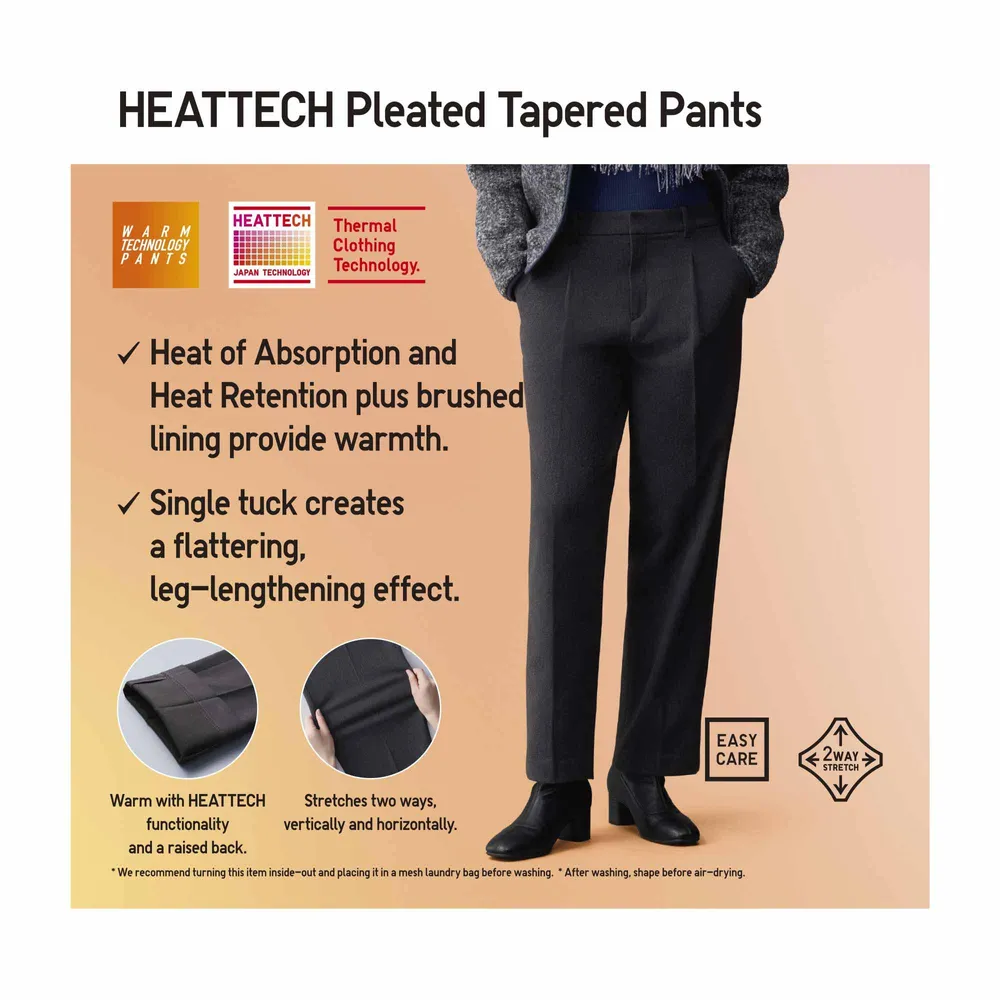 HEATTECH WARM-LINED PANTS L  Uniqlo women, Clothes design, Uniqlo dresses