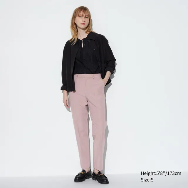 Smart Ankle Pants (Checked)