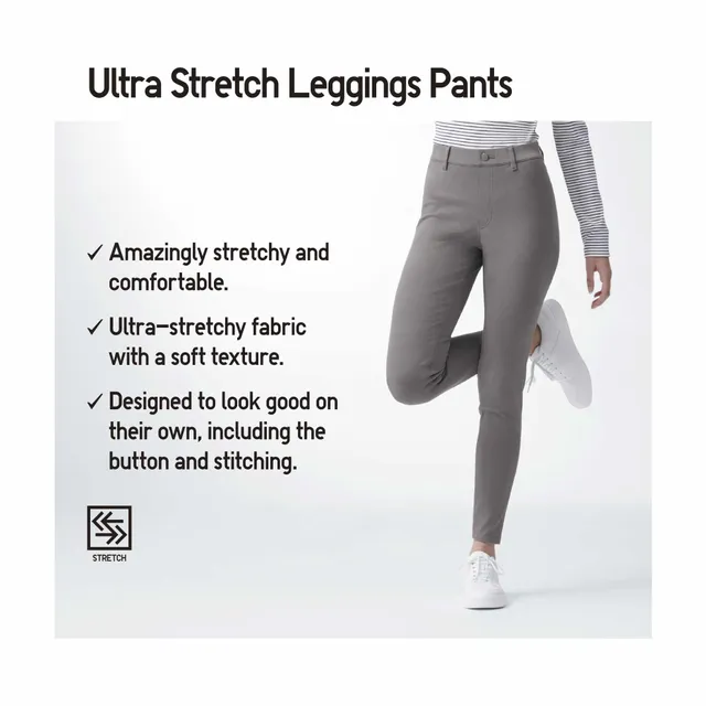 Uniqlo, Pants & Jumpsuits, Uniqlo Womens Ultra Stretch Leggings Pants