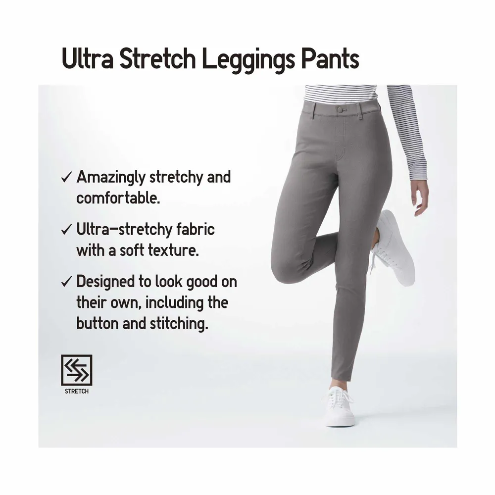 Ultra Stretch Denim Leggings Trousers