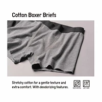 COTTON BOXER BRIEFS