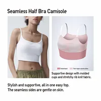 SEAMLESS HALF BRA CAMISOLE