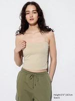 AIRism COTTON CROPPED BRA TUBE TOP