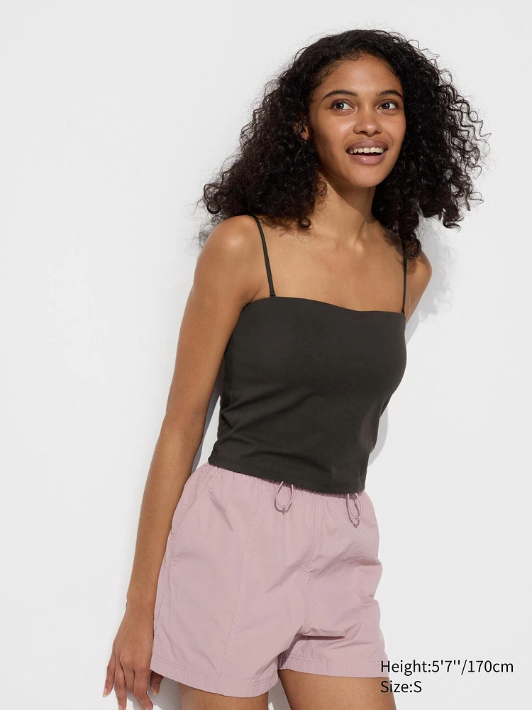 AIRism COTTON CROPPED BRA TUBE TOP