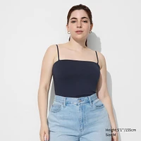 AIRism COTTON CROPPED BRA TUBE TOP