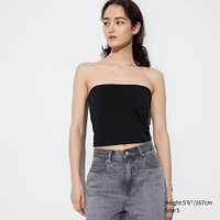 AIRism COTTON CROPPED BRA TUBE TOP