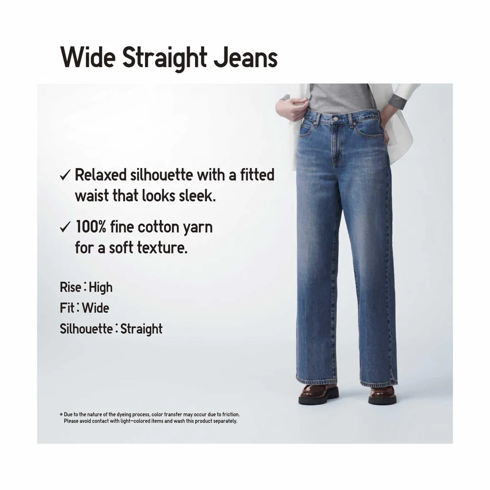 WIDE STRAIGHT JEANS