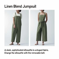 LINEN BLEND JUMPSUIT