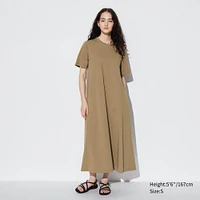 AIRism COTTON SHORT SLEEVE T-SHIRT DRESS