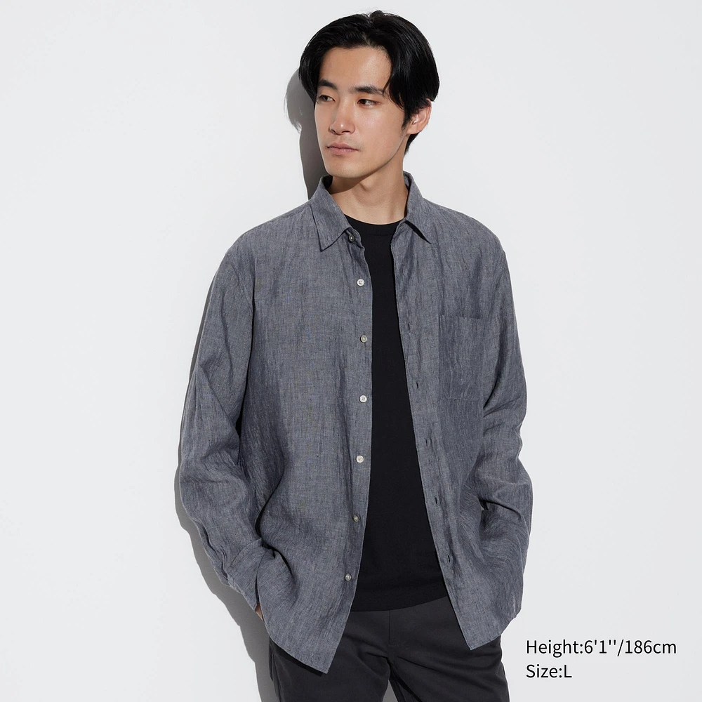 PREMIUM LINEN LONG SLEEVE SHIRT