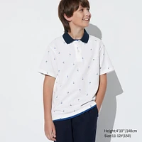 DRY PIQUE SHORT SLEEVE POLO SHIRT (PRINT)