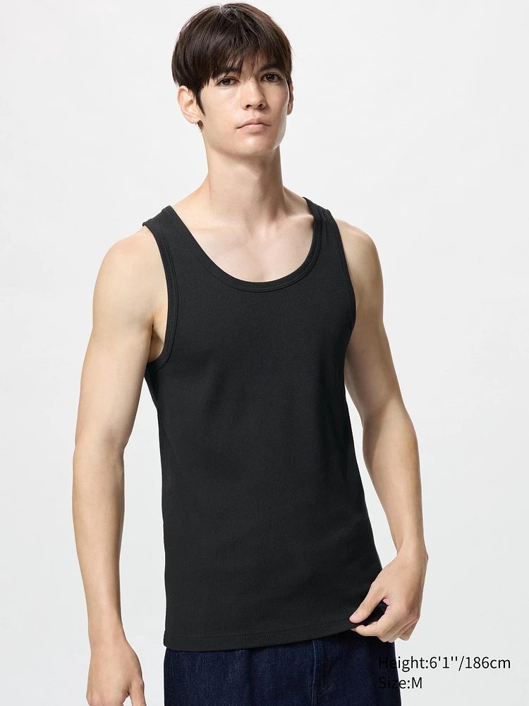 DRY COLOUR RIBBED TANK TOP