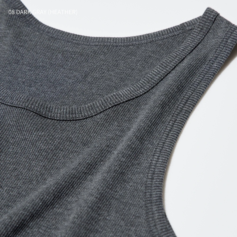 DRY COLOUR RIBBED TANK TOP