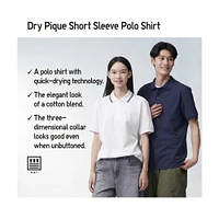 DRY PIQUE SHORT SLEEVE POLO SHIRT (WIDE)