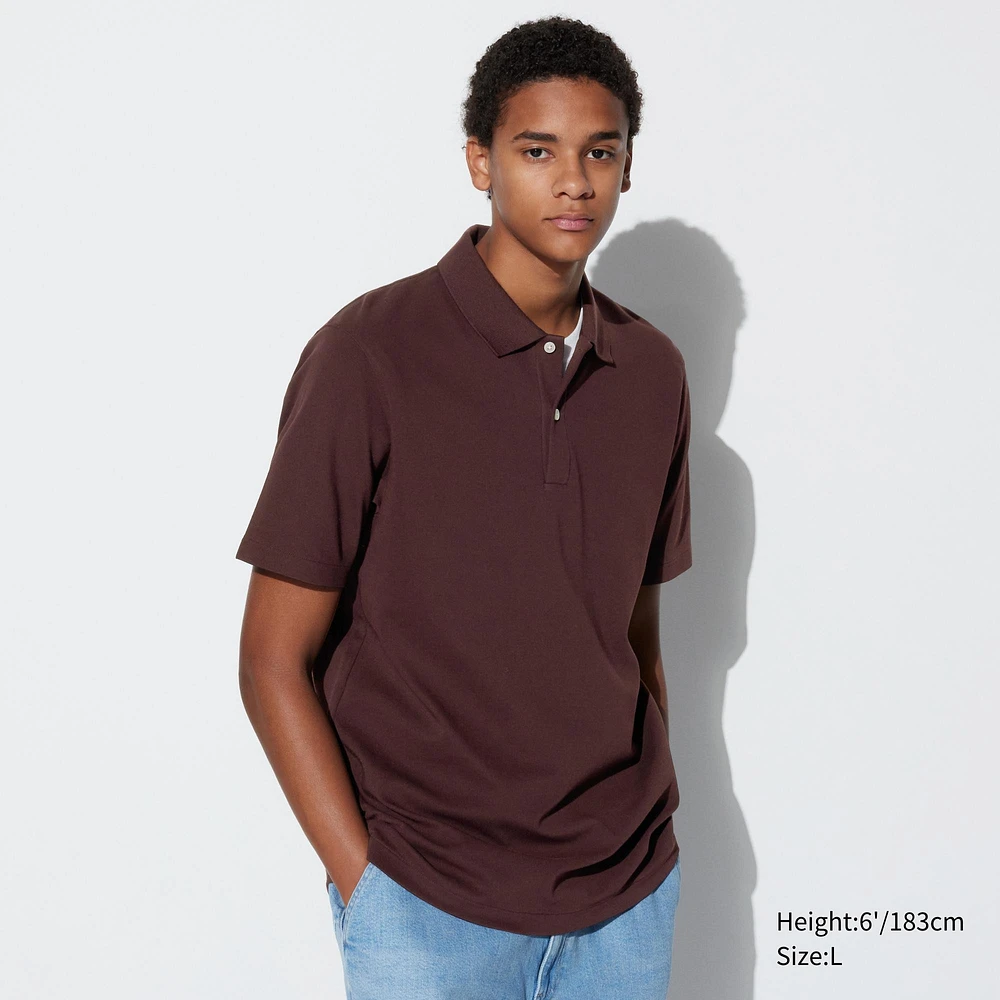 AIRism COTTON PIQUE SHORT SLEEVE POLO SHIRT