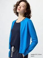 UV PROTECTION CREW NECK CARDIGAN