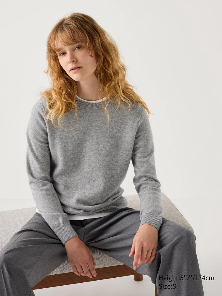 CASHMERE CREW NECK SWEATER