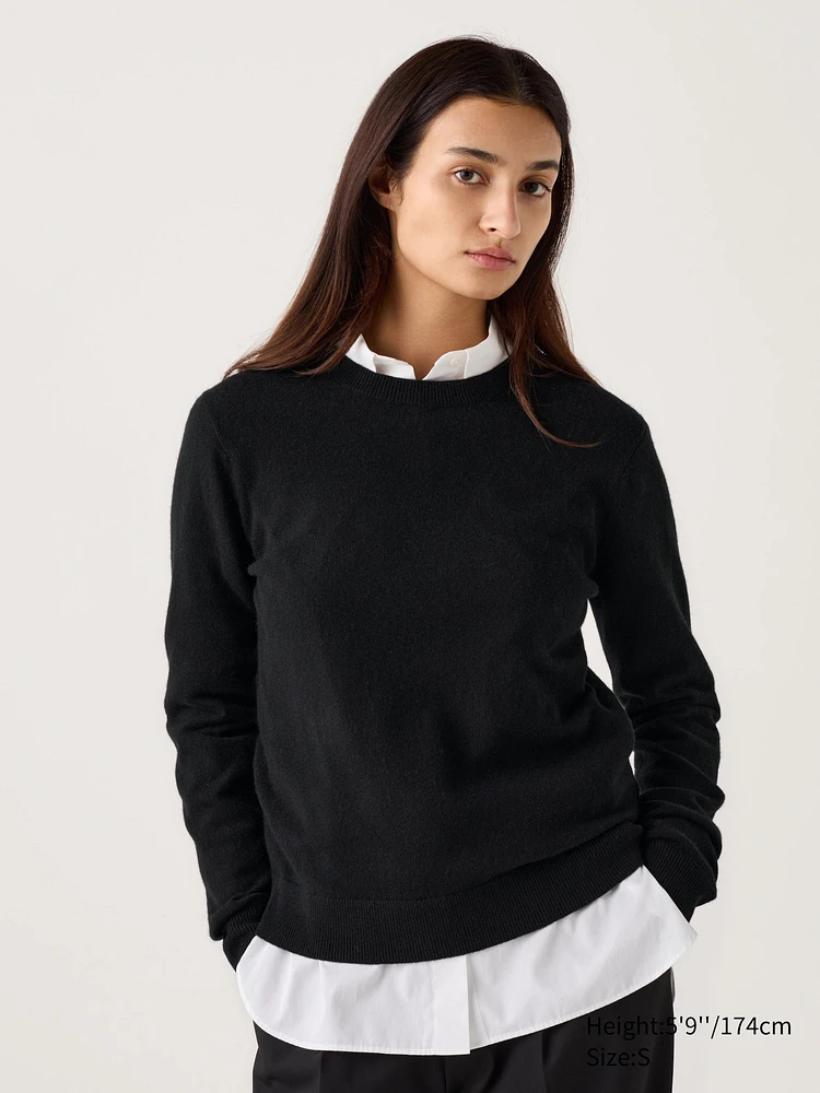 CASHMERE CREW NECK SWEATER