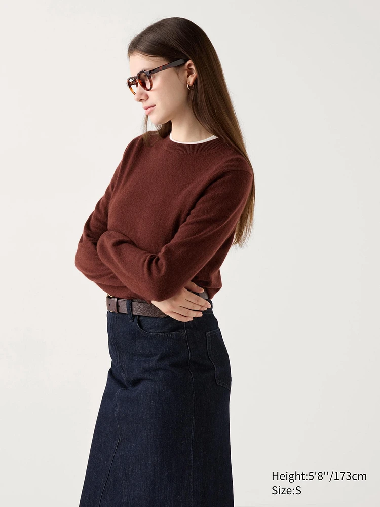 CASHMERE CREW NECK SWEATER
