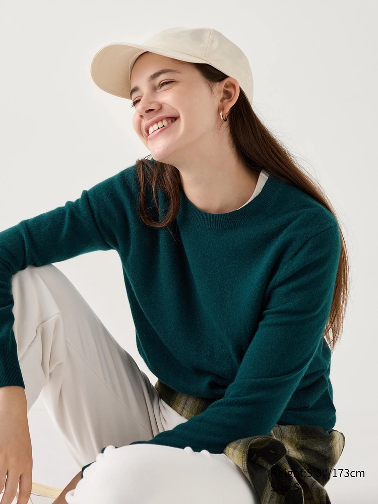 CASHMERE CREW NECK SWEATER