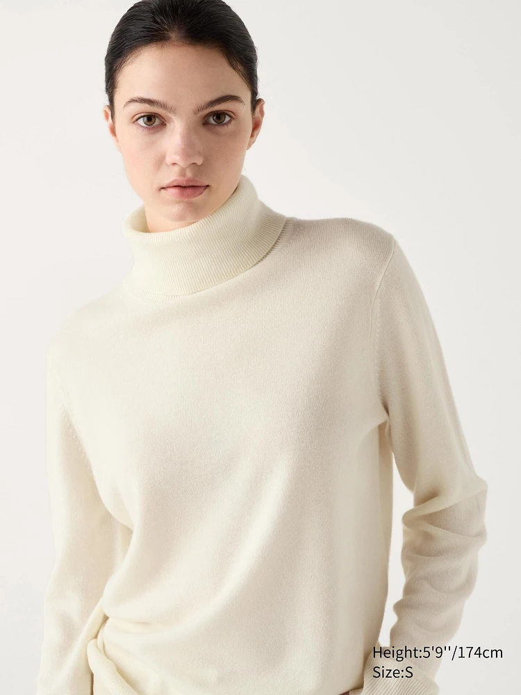 CASHMERE TURTLENECK SWEATER