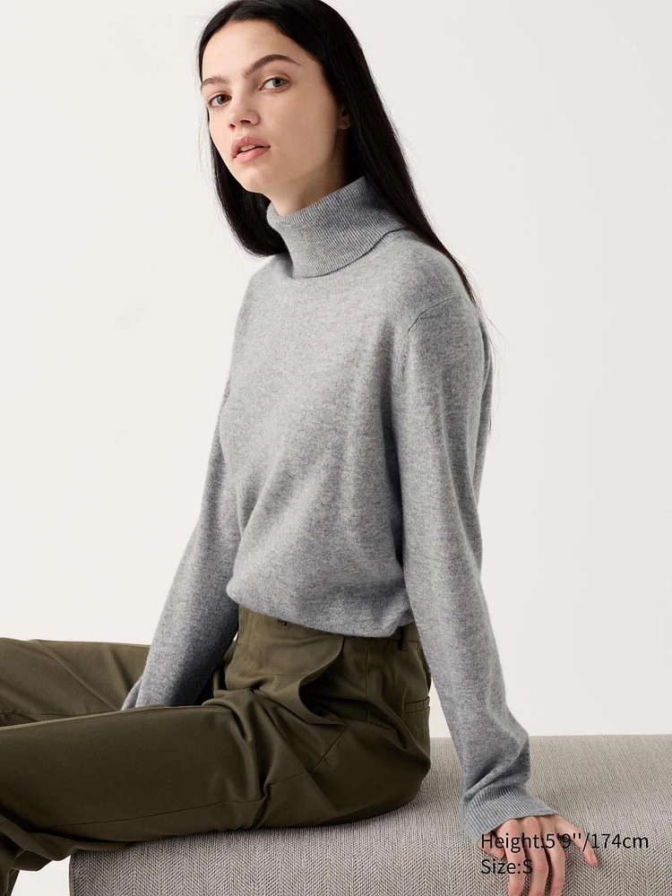 CASHMERE TURTLENECK SWEATER