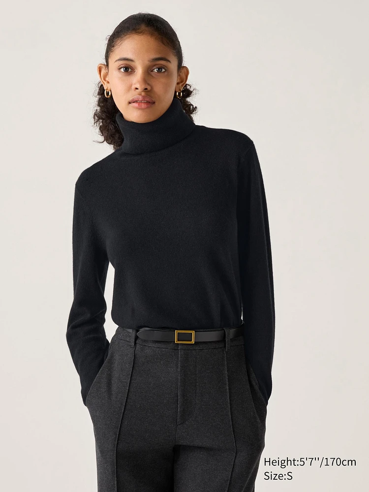 CASHMERE TURTLENECK SWEATER