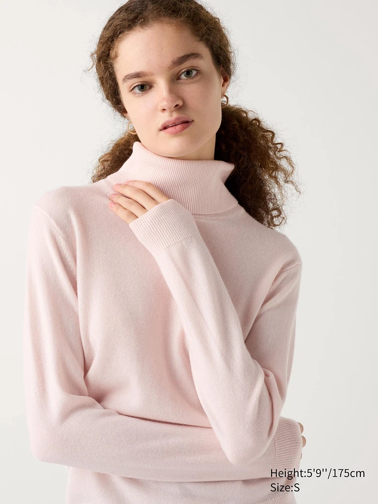 CASHMERE TURTLENECK SWEATER