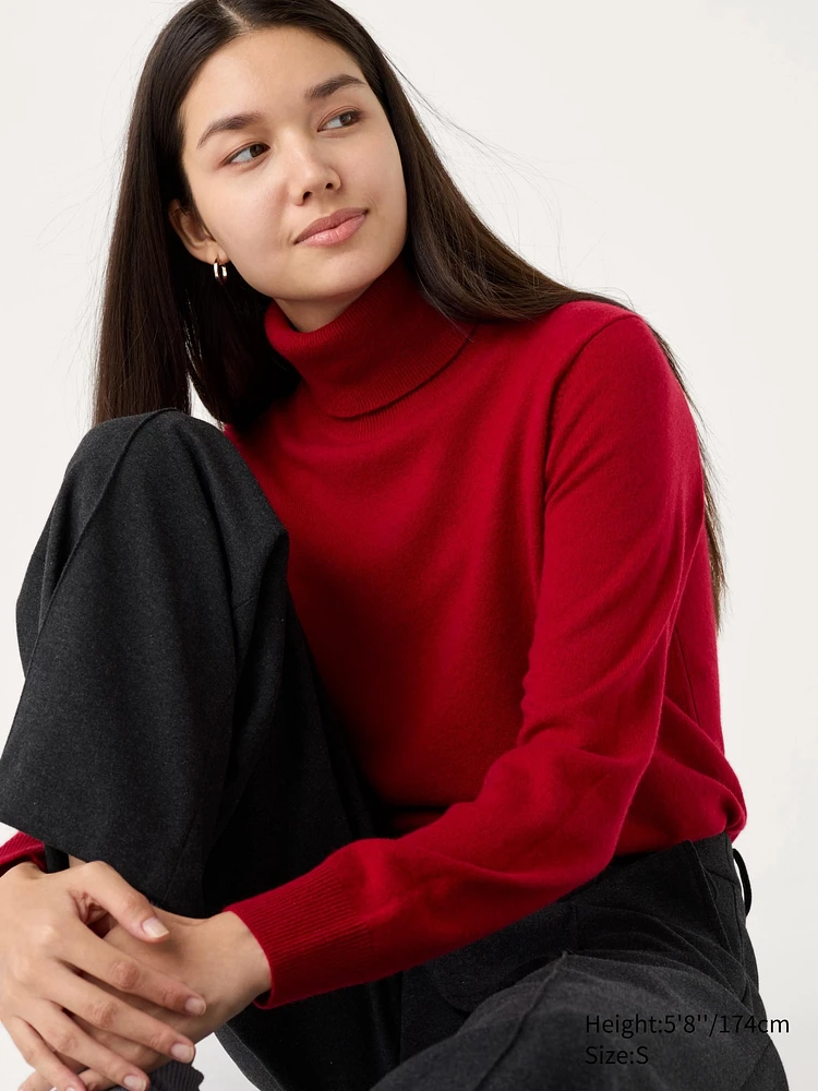 CASHMERE TURTLENECK SWEATER