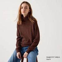 CASHMERE TURTLE NECK SWEATER