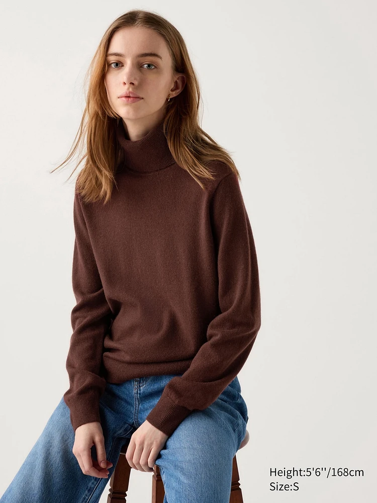 CASHMERE TURTLENECK SWEATER