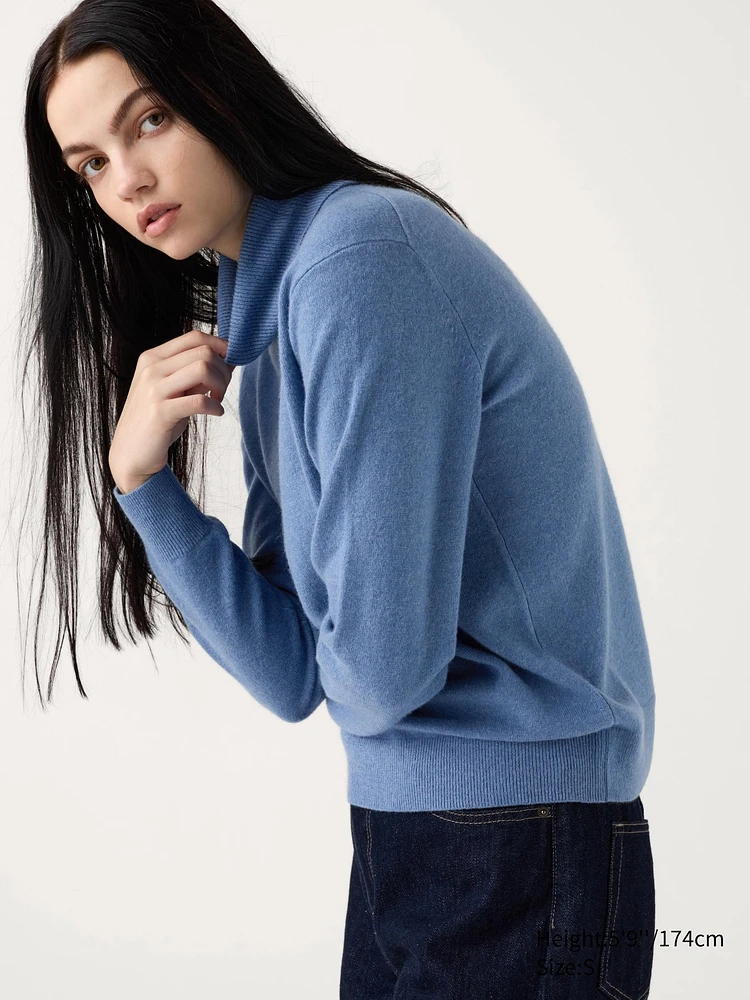 CASHMERE TURTLENECK SWEATER