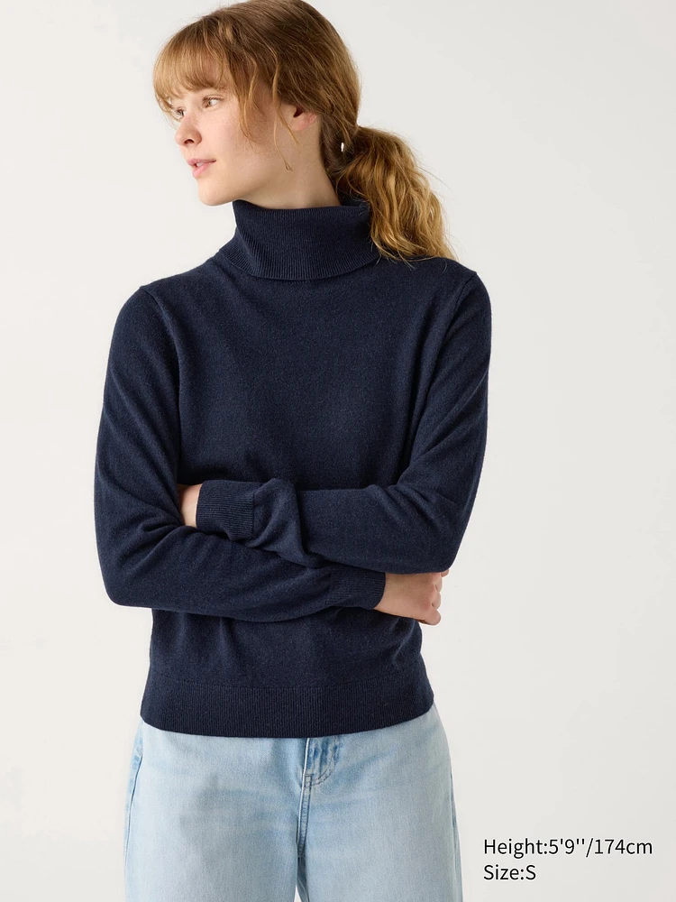 CASHMERE TURTLENECK SWEATER