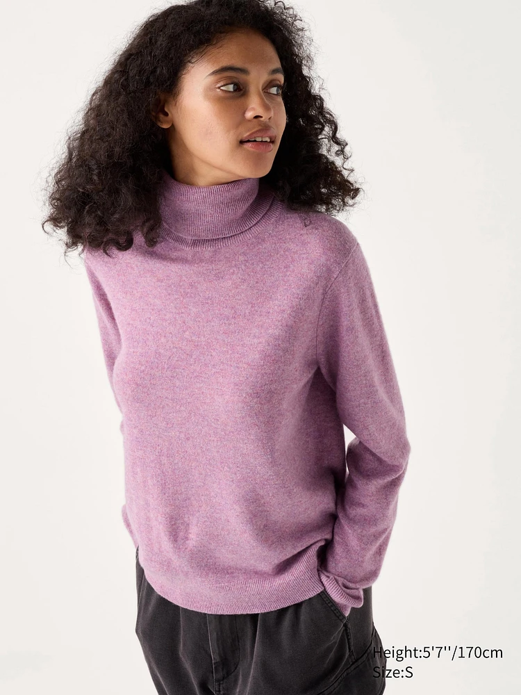 CASHMERE TURTLENECK SWEATER