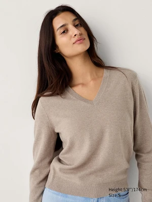 CASHMERE V NECK SWEATER