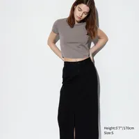 EXTRA STRETCH AIRism CROPPED SHORT SLEEVE T-SHIRT