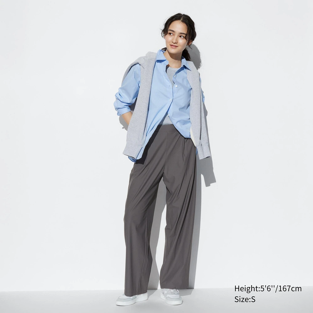 EXTRA STRETCH AIRism STRAIGHT WIDE PANTS