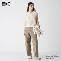 COTTON WIDE PANTS