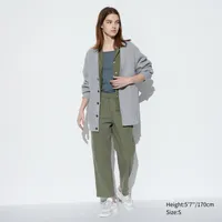 COTTON RELAXED ANKLE PANTS