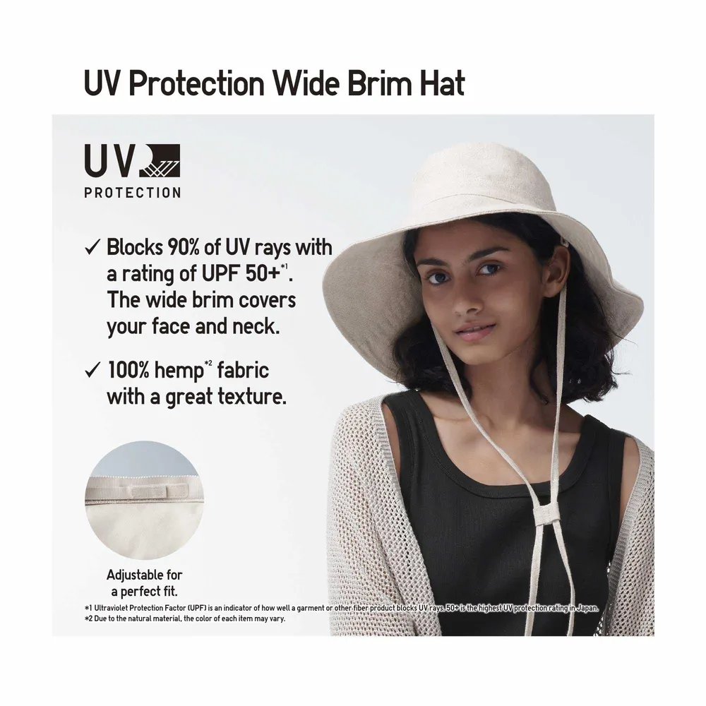 UV PROTECTION WIDE BRIM HAT