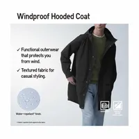 WINDPROOF HOODED COAT