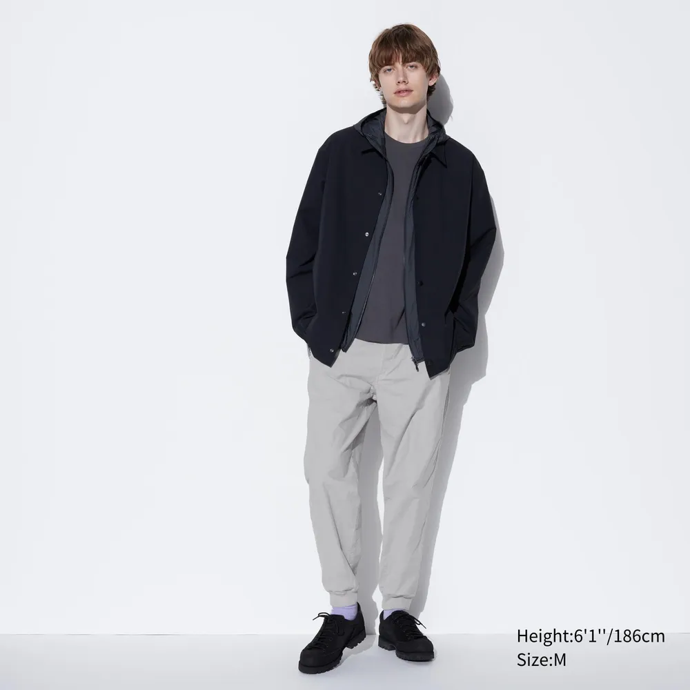 Cotton Relaxed Ribbed Jogger Pants
