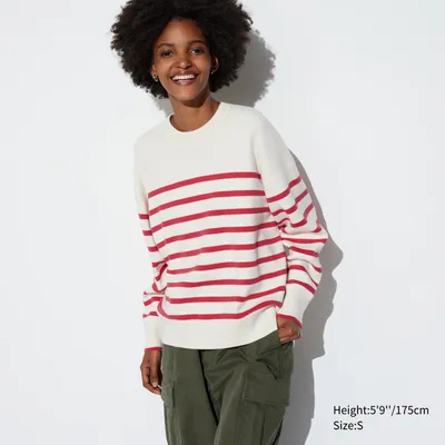 SMOOTH COTTON RELAXED CREW NECK SWEATER