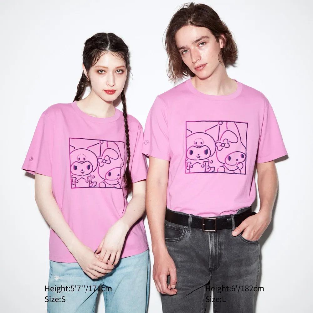 Sanrio Characters: Kuromi & My Melody UT (Short-Sleeve Graphic T-Shirt)