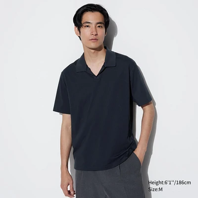 AIRism COTTON JERSEY SHORT SLEEVE SKIPPER POLO SHIRT