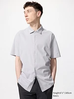 AIRism COTTON FULL OPEN SHORT SLEEVE POLO SHIRT